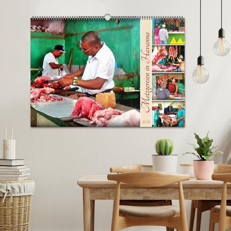 Produktbild: Metzgereien in Havanna (Wandkalender 2026 DIN A2 quer), CALVENDO Monatskalender