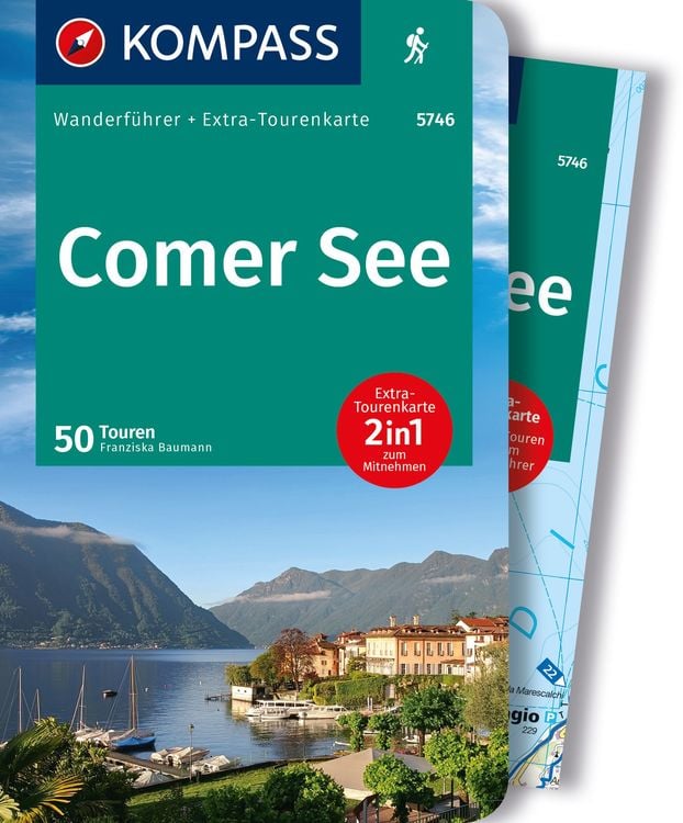 Bild vom Artikel KOMPASS Wanderführer Comer See, 50 Touren mit Extra-Tourenkarte vom Autor Franziska Baumann