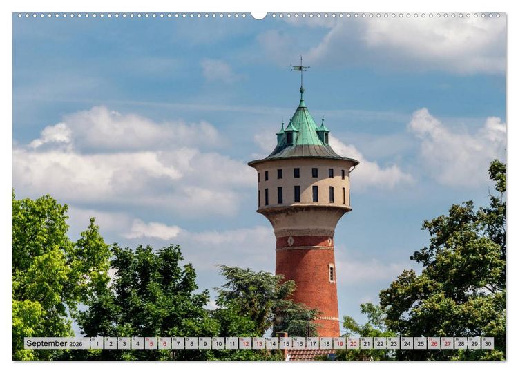 Produktbild: Mannheim - Stadt der Wassert&uuml;rme (Wandkalender 2026 DIN A2 quer), CALVENDO Monatskalender