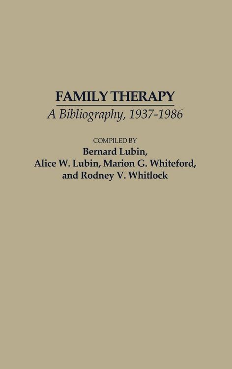 Produktbild: Family Therapy