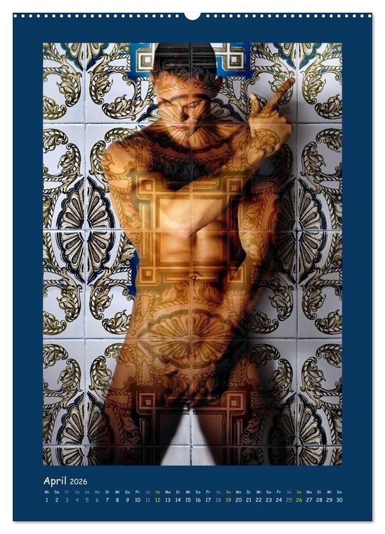 Produktbild: M&auml;nner mit Fassade (Wandkalender 2026 DIN A2 hoch), CALVENDO Monatskalender