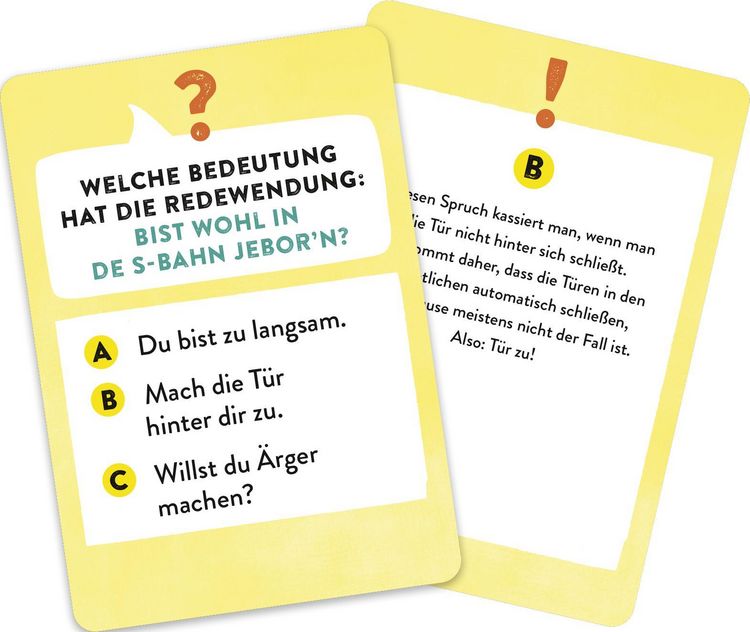 Produktbild: Da kiekste, wa?! Das Berliner Dialekt-Quiz