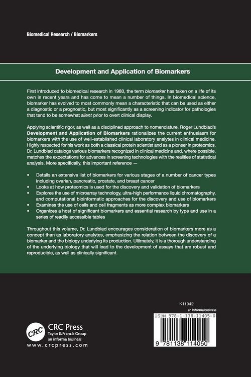 Produktbild: Development and Application of Biomarkers