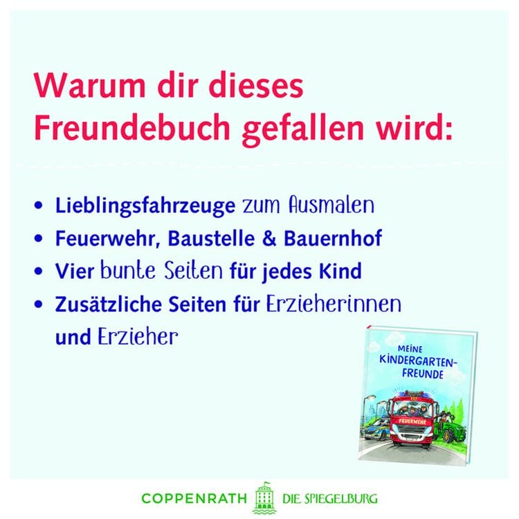 Produktbild: Freundebuch &ndash; Meine Kindergartenfreunde