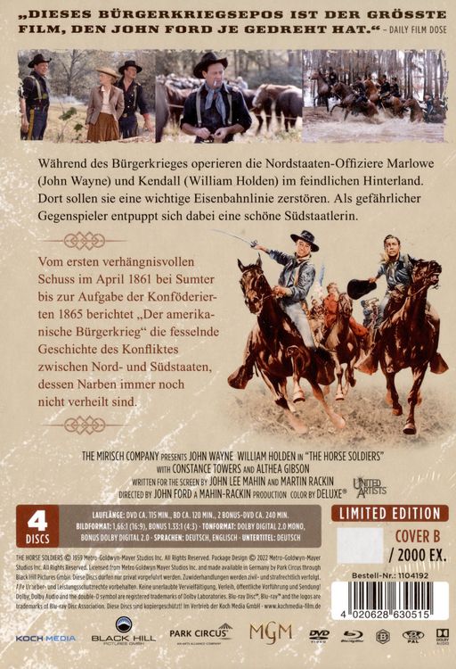 Produktbild: Der letzte Befehl (Mediabook B Limited Edition, Blu-ray + 3 DVDs)