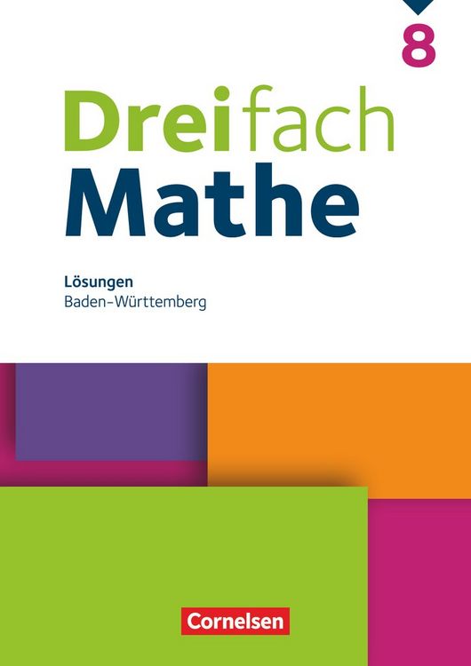 Produktbild: Dreifach Mathe - Baden-W&uuml;rttemberg - 8. Schuljahr
