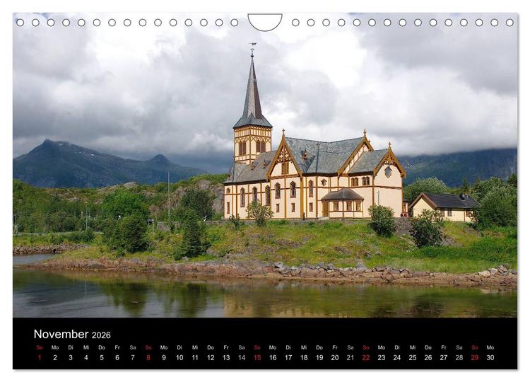 Produktbild: Lofoten (Wandkalender 2026 DIN A4 quer), CALVENDO Monatskalender