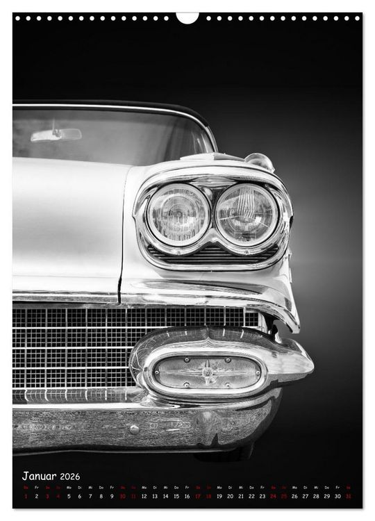 Produktbild: Amerikanische Autos 1950er bis 1980er Favoriten (Wandkalender 2026 DIN A3 hoch), CALVENDO Monatskalender