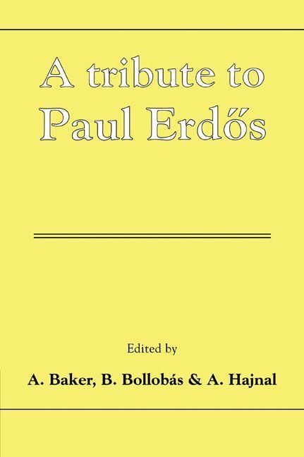 Produktbild: A Tribute to Paul Erdos