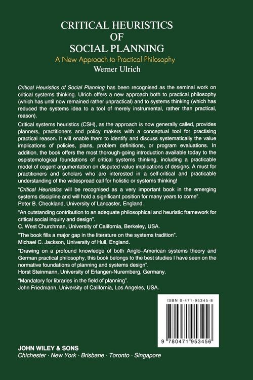 Produktbild: Critical Heuristics of Social Planning