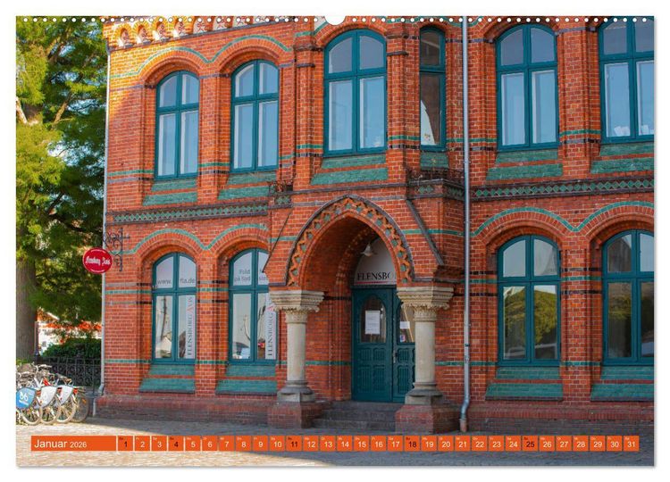 Produktbild: Ostseereise - Flensburg (hochwertiger Premium Wandkalender 2026 DIN A2 quer), Kunstdruck in Hochglanz
