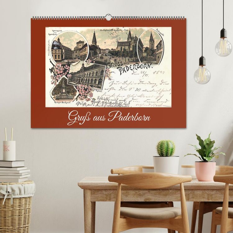 Produktbild: Gru&szlig; aus Paderborn (Wandkalender 2026 DIN A2 quer), CALVENDO Monatskalender