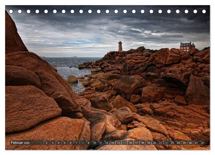 Produktbild: Farben der Bretagne (Tischkalender 2026 DIN A5 quer), CALVENDO Monatskalender