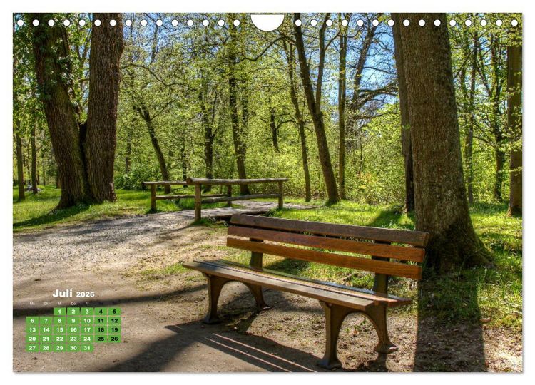 Produktbild: Park Sch&ouml;nbusch Aschaffenburg (Wandkalender 2026 DIN A4 quer), CALVENDO Monatskalender
