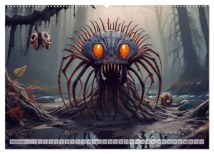 Produktbild: Apokalyptische Wildnis - Schatten der Zivilisation (Wandkalender 2026 DIN A2 quer), CALVENDO Monatskalender