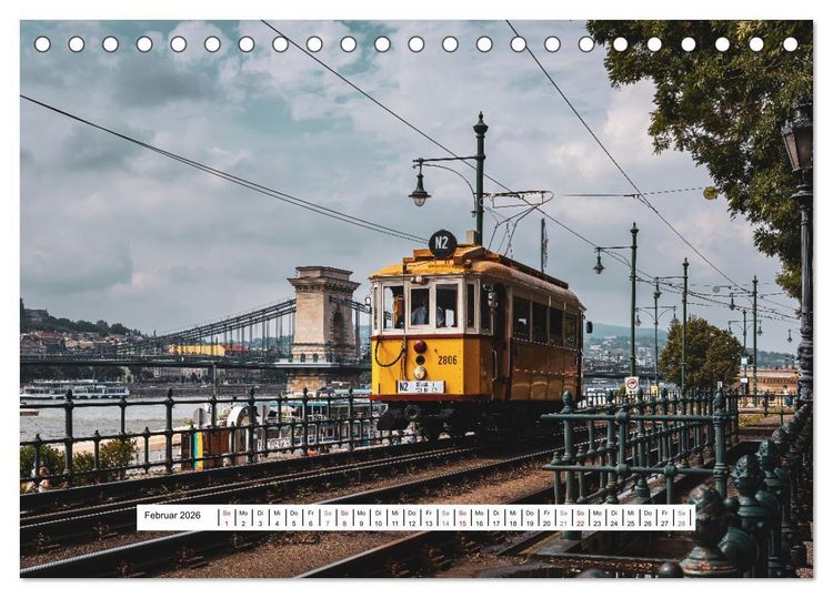 Produktbild: KAISERLICHES BUDAPEST (Tischkalender 2026 DIN A5 quer), CALVENDO Monatskalender