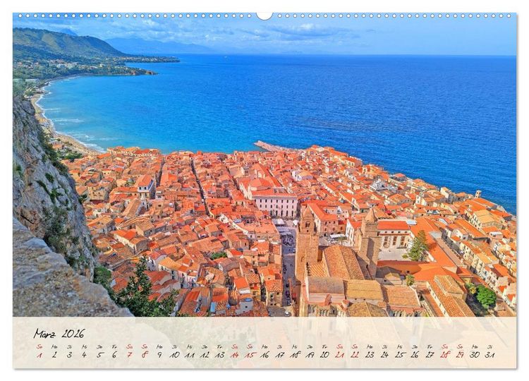 Produktbild: Siziliens Zauber &ndash; Von Palermo bis Taormina (Wandkalender 2026 DIN A2 quer), CALVENDO Monatskalender