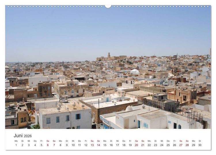 Produktbild: Tunesien - Das beeindruckende Land in Nordafrika. (Wandkalender 2026 DIN A2 quer), CALVENDO Monatskalender