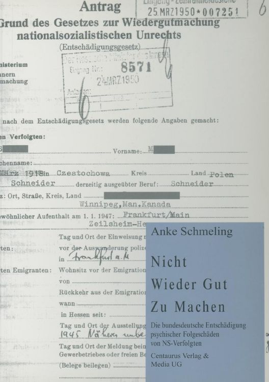 Produktbild: Nicht - Wieder Gut - Zu machen