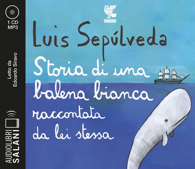 Produktbild: Storia di una balena bianca raccontata da lei stessa letto da Edoardo Siravo. Audiolibro. CD Audio formato MP3