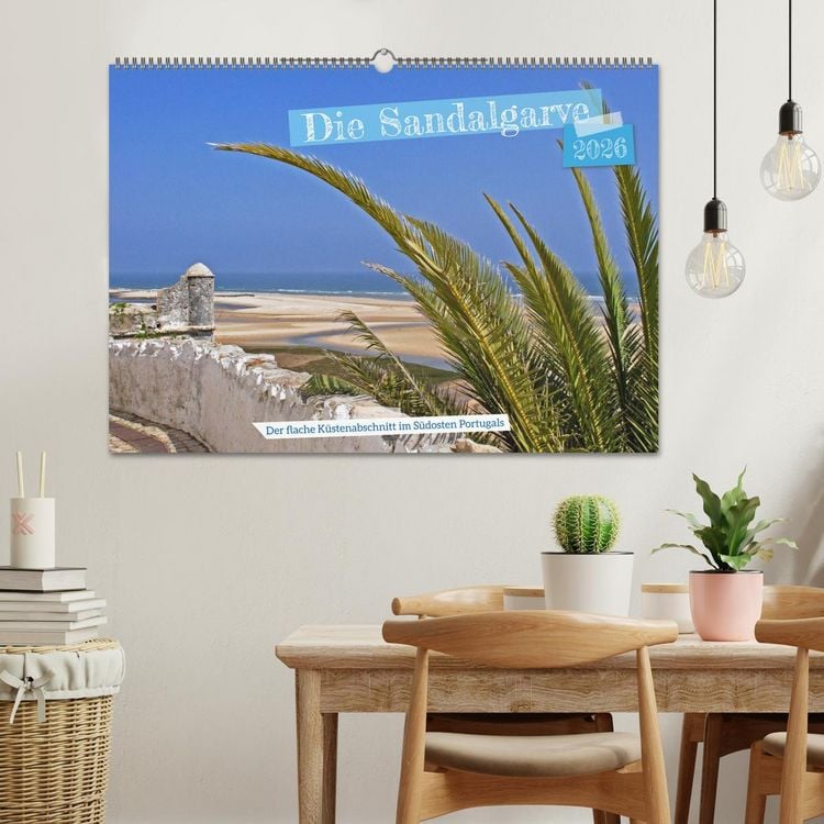 Produktbild: Die Sandalgarve - Der flache K&uuml;stenabschnitt im S&uuml;dosten Portugals (Wandkalender 2026 DIN A2 quer), CALVENDO Monatskalender