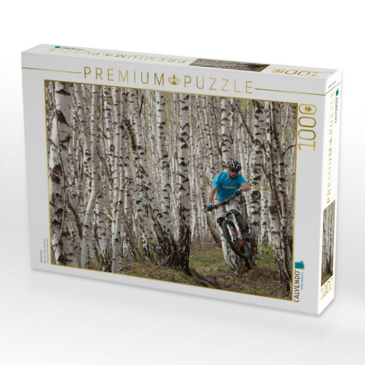 Produktbild: CALVENDO Puzzle Birkenbiker | 1000 Teile Lege-Gr&ouml;&szlig;e 64x48cm Foto-Puzzle f&uuml;r gl&uuml;ckliche Stunden