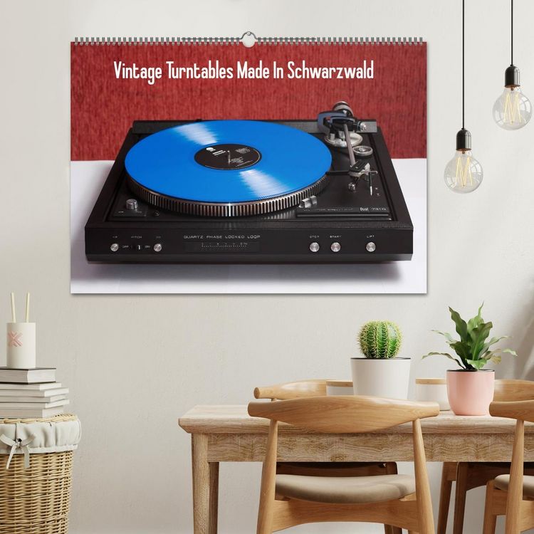 Produktbild: Vintage Turntables Made In Schwarzwald (Wandkalender 2026 DIN A2 quer), CALVENDO Monatskalender