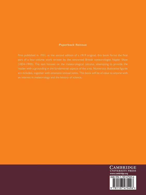 Produktbild: Manual of Meteorology