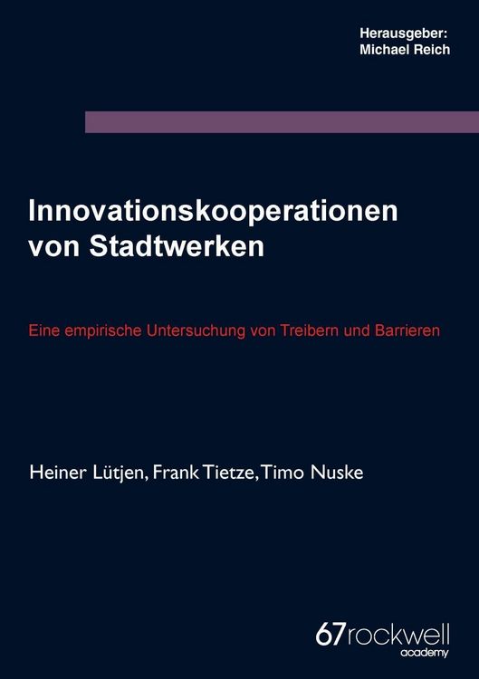 Produktbild: Innovationskooperationen von Stadtwerken