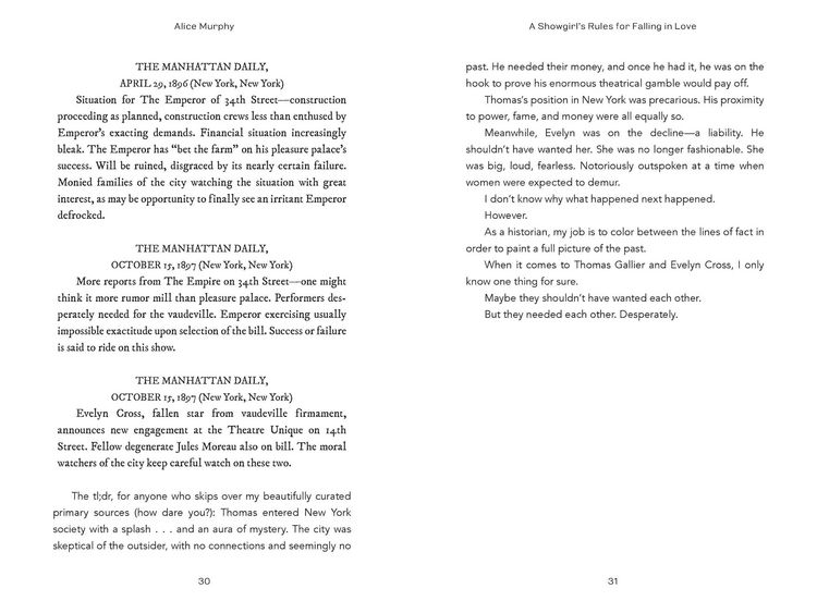 Produktbild: A Showgirl's Rules for Falling in Love