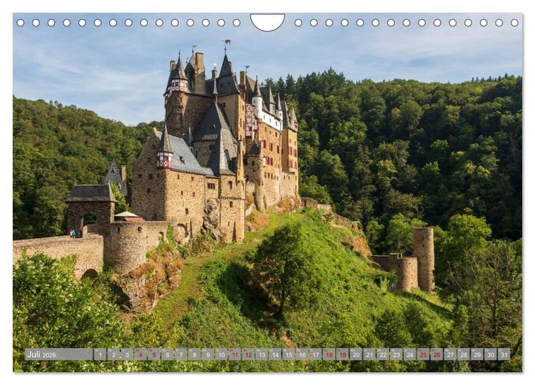 Produktbild: Burgen in Deutschland (Wandkalender 2026 DIN A4 quer), CALVENDO Monatskalender