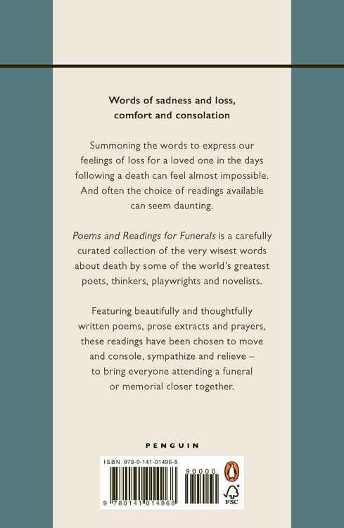 Produktbild: Poems and Readings for Funerals