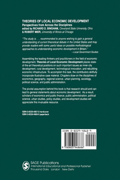 Produktbild: Theories of Local Economic Development
