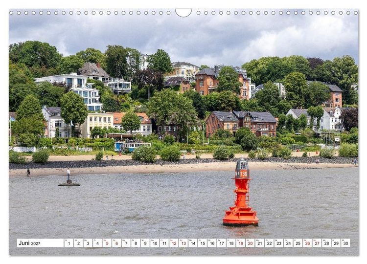 Produktbild: Hamburg - Stadt rund ums Wasser (Wandkalender 2027 DIN A3 quer), CALVENDO Monatskalender