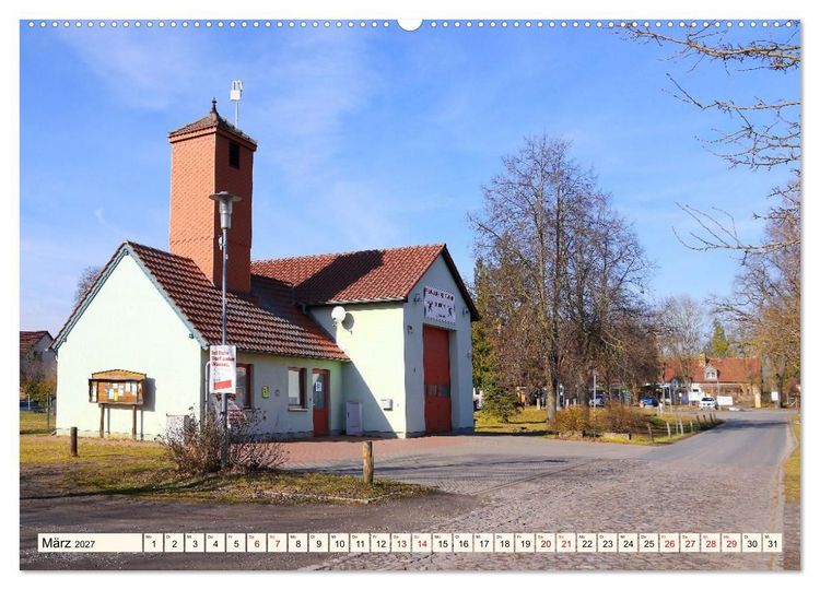 Produktbild: Brandenburg - Drei D&ouml;rfer im Naturpark Nuthe-Nieplitz - Fresdorf, St&uuml;cken, K&ouml;rzin (Wandkalender 2027 DIN A2 quer), CALVENDO Monatskalender