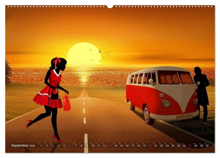 Produktbild: Ladies first by Mausopardia (Wandkalender 2026 DIN A2 quer), CALVENDO Monatskalender