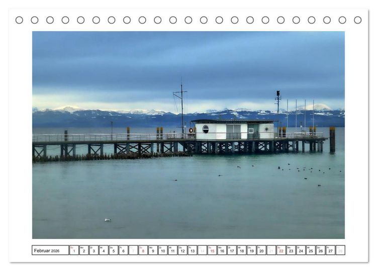 Produktbild: Bodensee - Seesucht (Tischkalender 2026 DIN A5 quer), CALVENDO Monatskalender