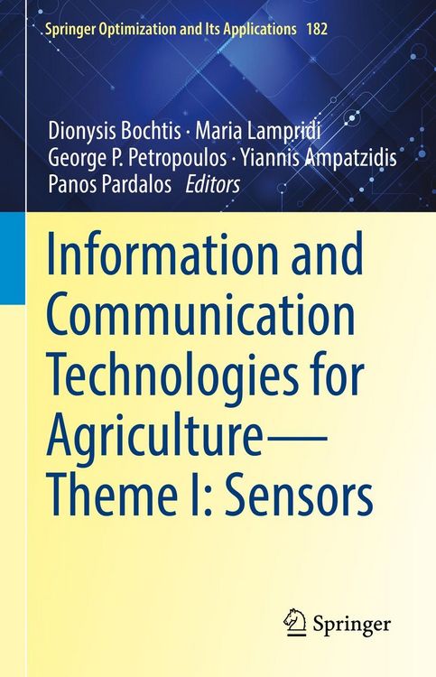 Produktbild: Information and Communication Technologies for Agriculture-Theme I: Sensors