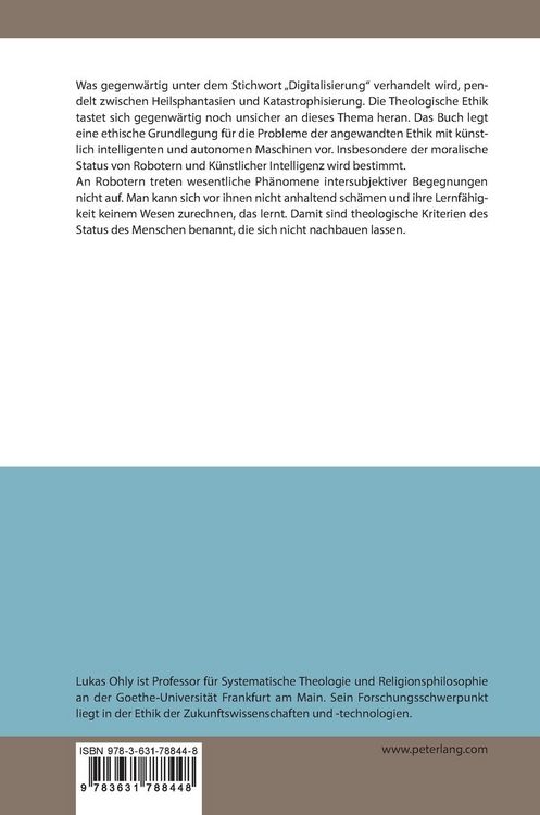 Produktbild: Ethik der Robotik und der K&uuml;nstlichen Intelligenz