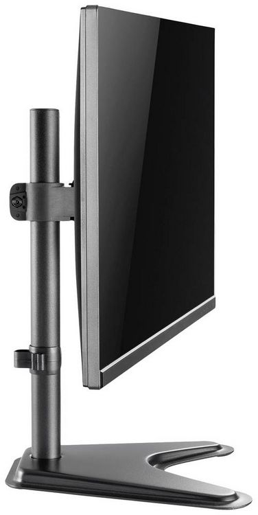 Produktbild: Manhattan 462037 Monitor-Tischhalterung 1 Display(s) 43,2 cm (17") - 68,6 cm (27") Schwarz Rotierbar, Neigbar, Schwenkbar, H&ouml;henverstellbar