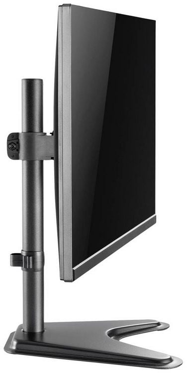 Produktbild: Manhattan Monitor-Tischhalterung 462037 1 Display(s) 43,2 cm (17") - 68,6 cm (27") Schwarz Rotierbar, Neigbar, Schwenkbar, H&ouml;henverstellbar
