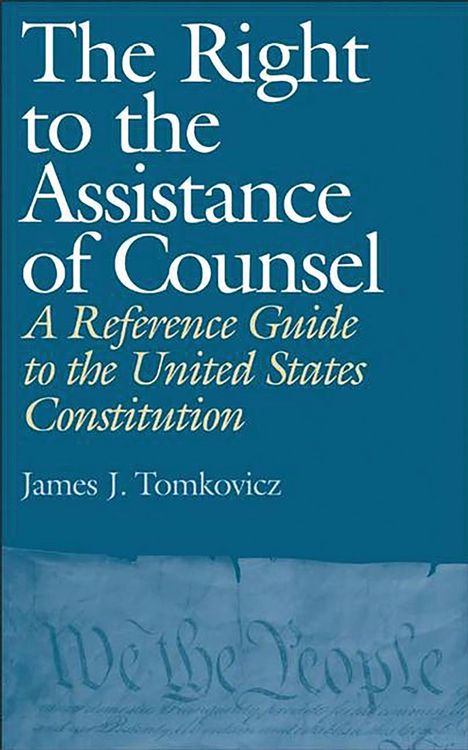 Produktbild: The Right to the Assistance of Counsel