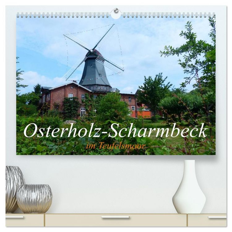 Produktbild: Osterholz-Scharmbeck im Teufelsmoor (hochwertiger Premium Wandkalender 2026 DIN A2 quer), Kunstdruck in Hochglanz