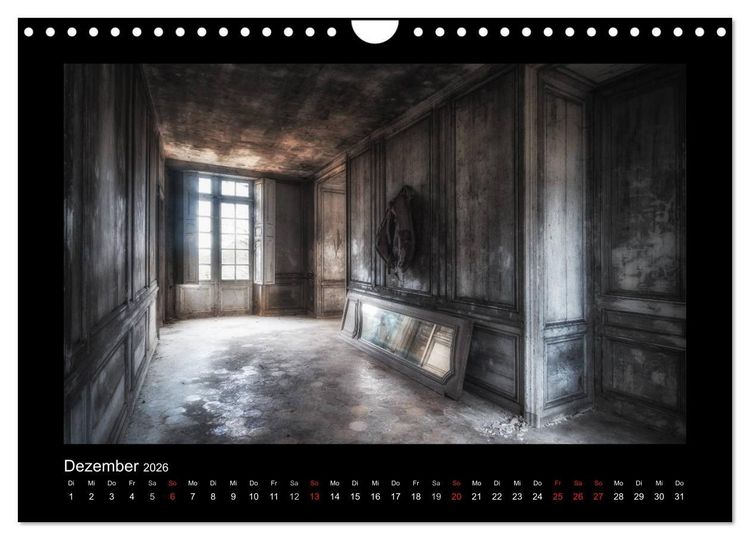 Produktbild: Lost Places - vergessene orte vergessener glanz (Wandkalender 2026 DIN A4 quer), CALVENDO Monatskalender