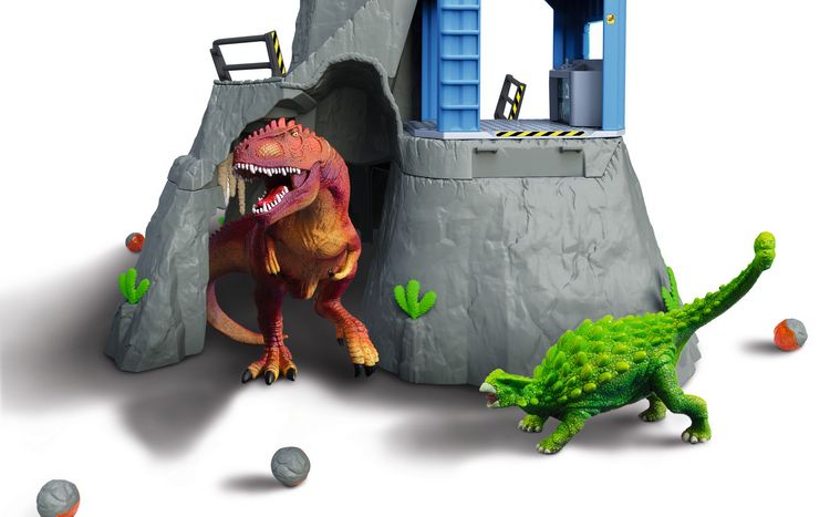 Produktbild: schleich&reg; Dinosaurs 42564 - Gro&szlig;e Vulkan Expedition