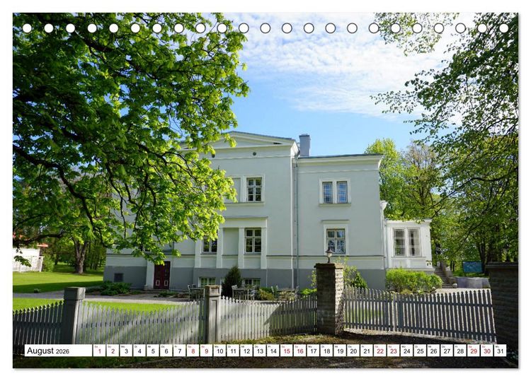 Produktbild: Traumland Estland - Erkundungen zwischen Saka und Narva (Tischkalender 2026 DIN A5 quer), CALVENDO Monatskalender