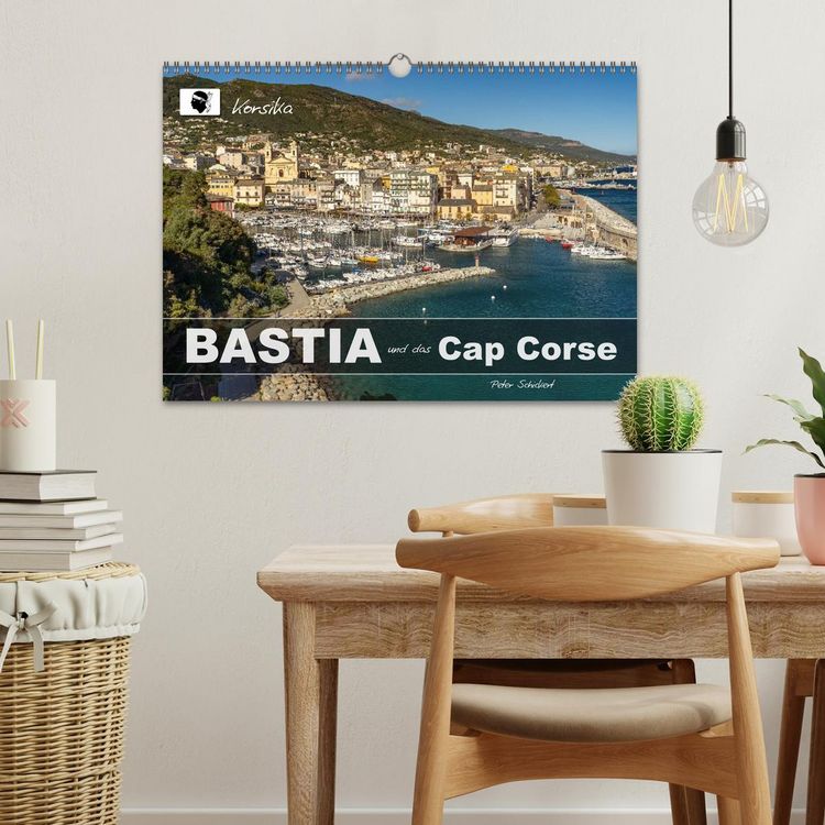 Produktbild: Korsika - Bastia und das Cap Corse (Wandkalender 2026 DIN A3 quer), CALVENDO Monatskalender