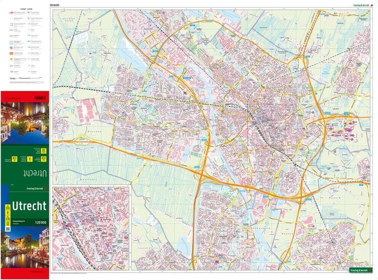 Produktbild: Utrecht, Stadtplan 1:20.000, freytag & berndt
