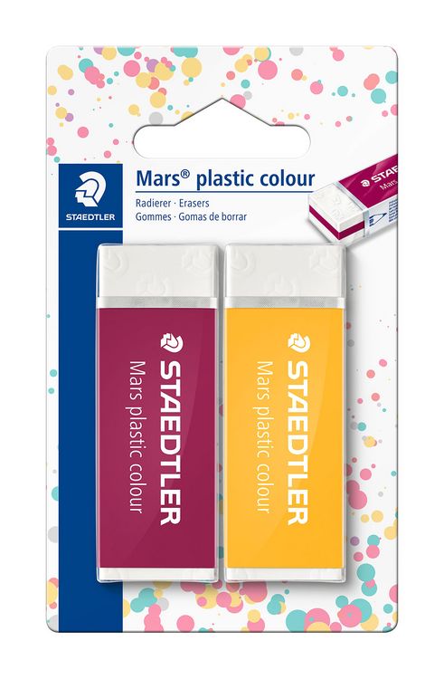 Produktbild: STAEDTLER Radierer Mars plastic colour 2er