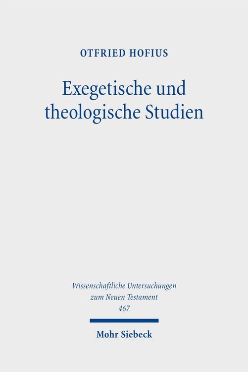 Produktbild: Exegetische und theologische Studien